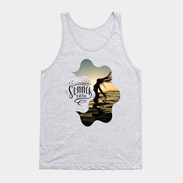 Sun Kissed Summer Vibes Tank Top by Vollkunst